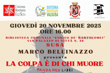 La colpa &#232; di chi muore. Presentazione del libro di Marco Bellinazzo