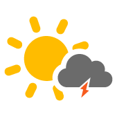 chance of thunderstorms