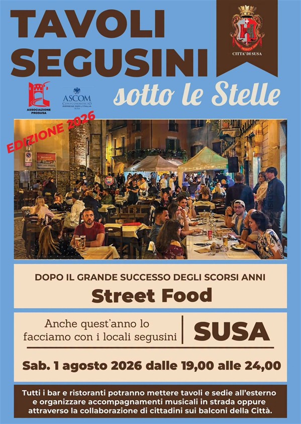 Tavoli Segusini Sotto Le Stelle